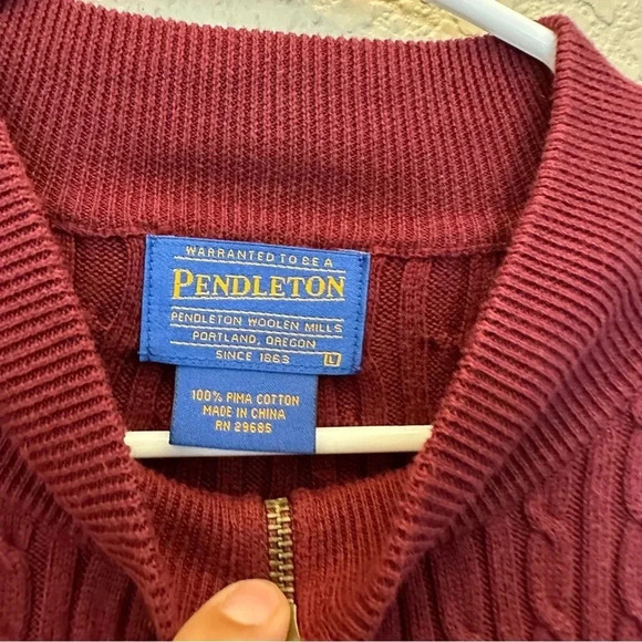 *SALE* Pendleton Knit Sweater Mens size large - Picture 2 of 4